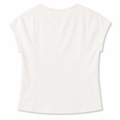Side Cinch Top in Snow